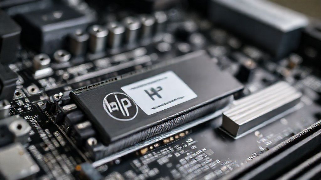 نمای نزدیک از مادربرد سرور اچ پی و رم سرور