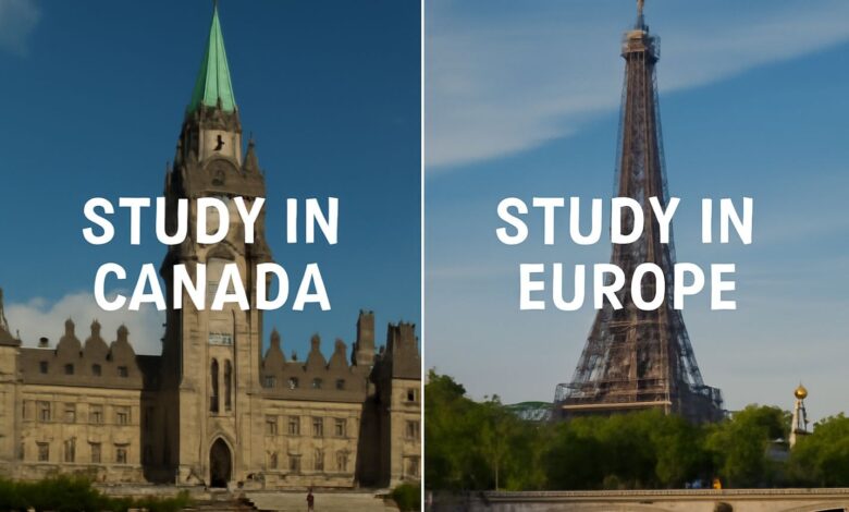 شرایط پذیرش دانشگاهها در کانادا و اروپا